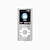 levne MP3 přehrávače-Factory Outlet MP4 16.0 GB FM rádio / Elektronická čtečka / Vestavěný reproduktor