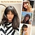 cheap Bangs-Bangs Hair Clip in Bangs Fake Bangs Natrual Clip on BangsFaux Blonde Bangs Easy Clip in Hair ExtenisonsFrench Bangs Fringe with Temples Hairpieces Curved Bangs for Daily Wear