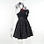 cheap Historical &amp; Vintage Costumes-Retro Vintage Punk &amp; Gothic Dress A Line Dress Goth Girl Women&#039;s Masquerade Party Dress