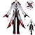 cheap Anime Costumes-Inspired by Genshin Impact Fatui Harbingers Arlecchino Anime Cosplay Costumes Japanese Halloween Cosplay Suits Long Sleeve Costume For Women&#039;s