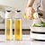 preiswerte Küchen-Aufbewahrung-Ölflasche, Kochgewürzsaucenflasche, Glasaufbewahrungsflaschen für Öl und Essig, kreativer Ölspender für Küchenzubehör