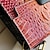 preiswerte Handtaschen und Tragetaschen-Damen Handtasche Umhängetasche PU-Leder Täglich Hohe Kapazität Farbblock Krokodilmuster Rosa Rot Orange