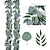 billige Kunstige blomster og vaser-76 tommer grønn vinranke hengende dekorasjon kunstig grønn plante eukalyptus blader pilblader vintreet egnet for hjemmehengende dekorasjon bryllup dekorasjon kommersielle senter dekorasjon vintreet