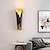 billige LED-væglys-moderne væglampe i guld, minimalistisk dekoration fra midten af århundredet, væglampe med kreativt spiraldesign, industriel vægbelysning til soveværelset, stue køkken og korridor 110-240v