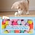 cheap Pet Chewing Toys-Way Ginki Cat Teaser Toy Ball 1 Toy Launcher 20 Pcs Launch Ball Interactive Toy self hi Toy Soothing Silent Ball Silent Plush Elastic Ball bite Resistant cat cat Teaser Stick
