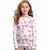 ieftine tricouri 3d fete-Valentines Fete 3D Inimă Tricou Cămașă Roz Manșon Lung Tipărire 3D Toamnă Iarnă Activ Modă Drăguţ Poliester Copii 3-12 ani Stil Nautic În aer liber Casual Zilnic Fit regulat
