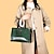 cheap Handbag &amp; Totes-Women&#039;s Handbag Bag Set PU Leather Office Daily Zipper Large Capacity Geometric Wine Black Brown