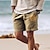 Недорогие Мужские шорты с графическим рисунком-мужские хлопковые шорты летние шорты пляжные шорты с принтом на шнурке эластичная талия солнцезащитный комфорт дышащие короткие для отдыха на природе смесь хлопка гавайский повседневный черный