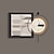 abordables Appliques Murales d&#039;Intérieur-Applique murale LED moderne avec horloge, 40/60/70/80cm, décoration de la maison, compatible avec bureau, salon, chevet, chambre à coucher, 110-240v
