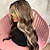 cheap Human Hair Lace Front Wigs-Human Hair 13x4 Lace Front Wig Middle Part Brazilian Hair Wavy Multi-color Wig 130% 150% Density with Baby Hair 100% Virgin Pre-Plucked For Women Long Human Hair Lace Wig