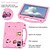 رخيصةأون حافظة تابلت سامسونج-لوح أغط / كفرات من أجل Samsung Galaxy Tab S9 11 inch S9 Plus 12.4&quot; S8 S7 S6 A8 A7 A Ultra Plus FE Lite مقبض مع مسند قابل للتعديل ضد الصدمات 3Dكرتون سيليكون
