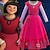 cheap Movie &amp; TV Theme Costumes-Wish Asha Dress Cosplay Costume Girls Princess Dress Cosplay Outfits Kids Dress Up Halloween Christmas Party