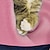 billiga flickas 3d t-shirts-Flickor 3D Katt T-shirt Skjorta Rosa Långärmad 3D-tryck Vår Höst Aktiv Mode söt stil Polyester Barn 3-12 år Rund hals Utomhus Ledigt Dagligen Normal