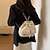 cheap Handbag &amp; Totes-Women&#039;s Shoulder Bag Backpack PU Leather Daily Chain Large Capacity Waterproof Anti-Dust Geometric Wine Black Beige