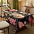 billiga Dukar-designerdukar i flera storlekar dekorativa tvättbara rektangulära bordsdukar för presenter, matsal, kök, fester&amp;amp; camping, vintage blommönster