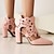 cheap Ankle Boots-Women&#039;s Boots Suede Shoes Plus Size Sandals Boots Summer Boots Outdoor Office Daily Solid Colored Booties Ankle Boots Summer Chunky Heel Pointed Toe Elegant Sexy Walking Suede Zipper Black Yellow Pink
