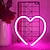 お買い得  装飾ライト-ピンクのハートのネオンライト、バッテリーまたはUSB電源のLEDネオンライト、パーティー、バレンタインデーの装飾ライト、テーブルと壁の装飾ライト、女の子の部屋、寮、結婚記念日の家の装飾。