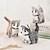 tanie Lalki-Symulacja elektryczna, pluszowa obroża dla psa, husky, dzieci mogą szczekać, chodzić, machać ogonami, inteligentny pies-robot