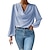 abordables Multipack-2pc t-shirt tee femme noir rose bleu uni décontracté mode col en v coupe régulière s