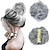 economico Chignon-clip ad artiglio chignon disordinato elastici per capelli estensione ricci ondulati disordinati sintetici clip in artiglio chignon per le donne updo parrucchino