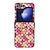 abordables Coques Samsung-téléphone Coque Pour Samsung Galaxy Z Flip 5 Z Flip 4 Z Flip 3 Coque Arriere Boucle d&#039;anneau Antichoc TPU Métal faux cuir