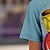 baratos camisetas 3d menino-Carnaval Para Meninos 3D Gráfico Camiseta Camisa Manga Curta Impressão 3D Verão Ativo Esportes Moda Poliéster Infantil 3-12 anos Gola Redonda Ao ar livre Casual Diário Normal