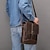 billige Herretasker-1 stk stor ægte lædertaske til mænd første lag håndholdt messenger taske i okselæder med multi lynlås business skulder mulepose