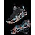 abordables Zapatillas de hombre-Hombre Zapatillas de deporte Baloncesto Casual Diario PU Absorción de impactos Cordones Negro y blanco Anaranjado y Negro Verde Trébol Bloque de color Verano Primavera