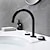 cheap Bathroom Sink Faucets-Bathroom Sink Faucet - Widespread Electroplated Widespread Two Handles Three HolesBath Taps