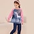Недорогие 3D-пижамы для девочек-Девочки 3D единорогом пижама Розовый Длинный рукав 3D печать Весна Осень Зима Активный Мода Симпатичные Стиль Полиэстер Дети 3-12 лет Вырез под горло Дом Повседневные В помещении Стандартный