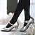 cheap Ballroom Shoes &amp; Modern Dance Shoes-Women&#039;s Heels Pumps Slip-Ons Mary Jane Vintage Shoes Comfort Shoes Party Outdoor Daily Kitten Heel Round Toe Elegant Vintage Fashion Leather Cowhide Buckle Ankle Strap Silver Dark Red Black