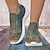 abordables Chaussures à imprimé graphique-Femme Basket Slip-Ons Imprimer des chaussures Grandes Tailles Chaussures Flyknit Extérieur du quotidien Floral Talon Plat Mode Décontractées Tissage Volant Rouge Bleu Violet