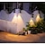 olcso Kültéri falilámpák-kültéri világítás napelemes spotlámpa ip67 vízálló kerti spotlámpa napelemes naplemente projektor karácsonyi villa ünnep udvar gyep park terasz erdő táj dekoráció