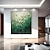 billige Abstrakte malerier-håndlaget oljemaleri lerret veggkunst dekorasjon moderne grønn abstrakt for hjemmeinnredning rullet rammeløst ustrukket maleri