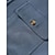 رخيصةأون زر قميص الرجال-رجالي قميص زر حتى القميص قميص غير رسمي أسود أزرق البحرية أزرق كاكي كم طويل سهل Lapel مناسب للبس اليومي عطلة جيب أمامي ملابس موضة كاجوال مريح