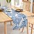 baratos Toalhas de Aparador-Instagram estilo nórdico flor dupla face folha marrom novo produto corredor de mesa sala de estar mesa de café tapete toalha de mesa decoração de casa