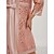 cheap Plus Size Party Dresses-Women&#039;s Plus Size Curve Party Dress Solid Color Round Neck Lace Long Sleeve Spring Summer Casual Knee Length Dress Daily Vacation Dress