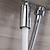 olcso Csaptelepek zuhanyzóhoz-Zuhany rendszer Készlet - Kézi zuhanyzót tartalmaz Kortárs Galvanizált Külső foglalat Kerámiaszelep Bath Shower Mixer Taps