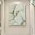 levne Květinové či botanické obrazy-ručně malovaný velký originální zelený banánový list olejomalba na plátně malá čerstvá máta zelená umění malba zelených rostlin ruční práce 3D texturovaný banánový list umělecká malba výzdoba
