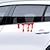 cheap Car Stickers-2PCs Car Stickers Blood Dripping Graffiti Car Decals Creative Car Decorations Car Stickers