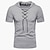 cheap Men&#039;s Active Tees &amp; Tanks-Men&#039;s Summer Shirt T shirt Tee Hooded Short Sleeve Sports &amp; Outdoor Vacation Going out Casual Daily Soft Plain Wine Red Black Activewear Fashion Sport
