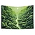 Χαμηλού Κόστους ταπετσαρία τοπίου-πράσινη δασική κοιλάδα κρεμαστή ταπετσαρία τοίχου τέχνη μεγάλη ταπετσαρία τοιχογραφία διακόσμηση φωτογραφία σκηνικό κουβέρτα κουρτίνα σπίτι υπνοδωμάτιο διακόσμηση σαλονιού