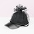 Χαμηλού Κόστους Καπέλα για Πάρτι-καπέλα από ίνες ηλίου καπέλο πέπλο καπέλο για διακοπές απλό ρετρό με πουά κάλυμμα κεφαλής από τούλι