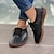 ieftine Pantofi Joși de Damă-Pentru femei Pantofi Flați Mărime Plus Size Pantofi de confort În aer liber Zilnic Ghete Botine Dantelă Toc Drept Vârf rotund Sexy Casual Confortabili Plimbare PU Dantelat Negru Alb