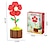 cheap Building Toys-Build Your Own Exquisite Peach Blossoms Bouquet Home Decoration - Puzzle Building Blocks for Kids 8