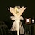 olcso Esküvői dekorációk-(romantikus pillanat) led világító léggömb rózsacsokor, rózsacsokor könnyű átlátszó léggömbök: varázslatos és romantikus légkört teremteni esküvőkre, eljegyzésekre, születésnapokra (nincs 2*aa elem)