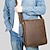 baratos Bolsas para Homem-Bolsa de couro genuíno masculina bolsa de ombro crossbody bolsa casual couro de cavalo louco bolsa de ombro de grande capacidade
