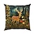 billiga djurstil-nordic deer dubbelsidigt kuddfodral 4st mjukt dekorativt fyrkantigt kuddfodral örngott för sovrum vardagsrum soffa soffstol