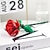 cheap Building Toys-Women&#039;s Day Gifts 1PCS Rose Gifts Block Flower Assembly Puzzle Toy Decorations Small Particles Valentine&#039;s Day Handmade Insertions Mother&#039;s Day Gifts for MoM