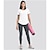 cheap Women&#039;s Sportswear-Women&#039;s Running T-Shirt Solid Color Yoga Fitness Sexy Black White Pink Crew Neck Short Sleeves High Elasticity Summer